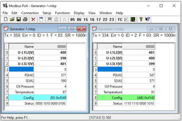 Download Modbus Poll test